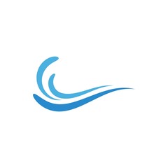 Fototapeta na wymiar Water splash Logo