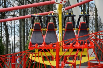 The Ferris wheel in Minsk Gorky Park was installed in 2003. Height 54 meters. Number of seats: 144. 4 open booths and 32 closed.