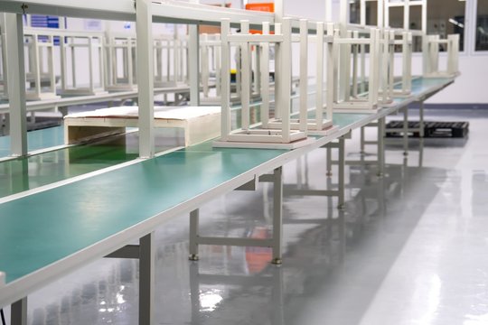 typical electronics manufacturing production assembly line