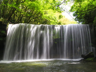 鍋ヶ滝　Nabegataki Falls　熊本県小国町