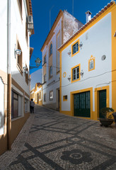 Rue traditionnelle à Abrantes, Portugal