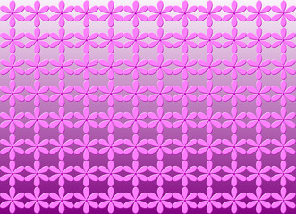 Floral pink backround with flowers patterned.