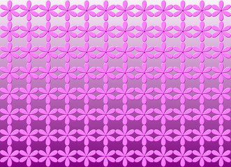 Floral pink backround with flowers patterned.