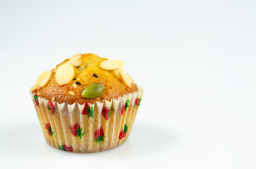 muffins isolated on white