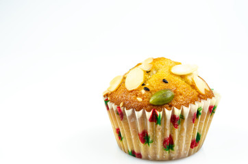 muffins isolated on white