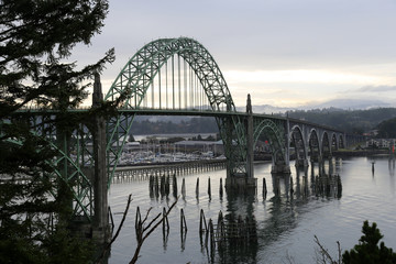 Steel bridge in the State of Washington