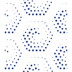 Subtle pattern with dotted hexagons