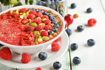 Vegetarian smoothie bowl