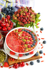 Vegetarian smoothie bowl