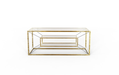 3D illustration of modern coffee table 