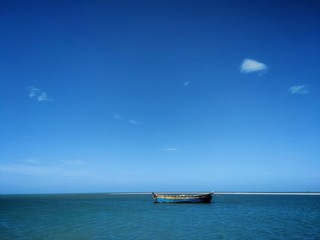 Obraz premium boat on sea