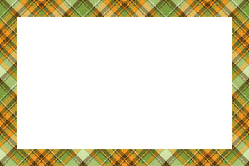 Rectangle borders and Frames vector. Border pattern geometric vintage frame design. Scottish tartan plaid fabric texture. Template for gift card, collage, scrapbook or photo album and portrait.