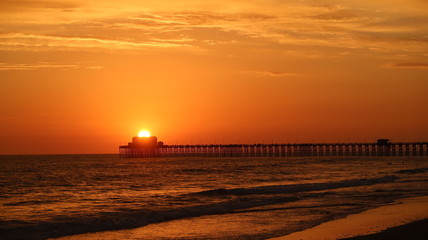 Awesome Sunset In Oceanside California
