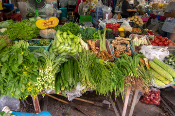 Fresh fruit and vegetable market, Chiang Mai, Thailand