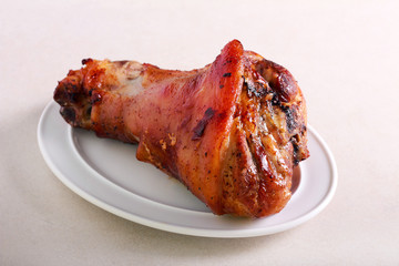 Roast spicy pork leg