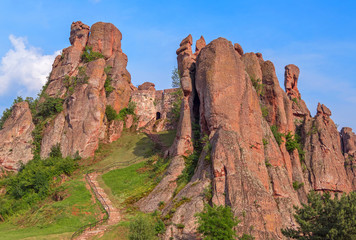 Magnificent rocks and fortress Kaleto in Belogradchik, Bulgaria