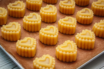 Pineapple Tarts or Pineapple cake is a sweet traditional Taiwanese pastry.