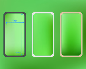 Mesh, lime colored phone backgrounds kit.