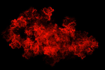 abstract colored dust explosion on a black background.abstract powder splatted background.