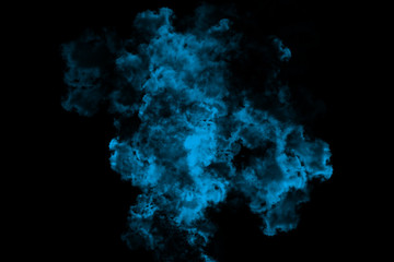 abstract colored dust explosion on a black background.abstract powder splatted background.