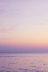 Fototapeta na wymiar pastel colours gradient sky, calm evening