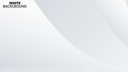 Obraz premium Abstract white interior highlights future. Architectural background.