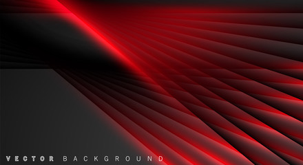 Red light line shadow dark grey luxury background