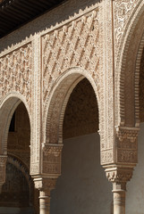 Fototapeta na wymiar Moorish decorated archs