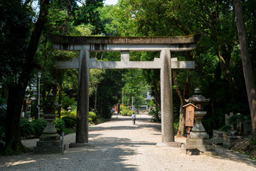 Ooyamato Shrine in Nara, Japan