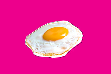 fried egg on a plate