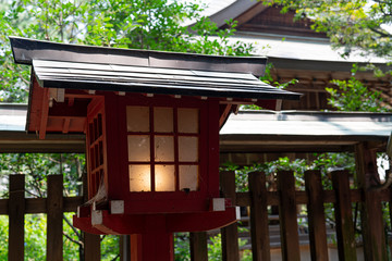 Fototapeta na wymiar Ooyamato Shrine in Nara, Japan