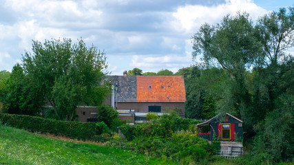 Small garden house typical Dutch house