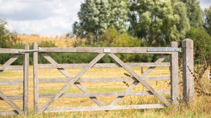 Wooden Gate for Dutch pasture