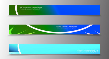 Set banner background with multicolor composition . vector design illustration