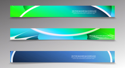 Set banner background with multicolor composition . vector design illustration