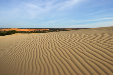 Naklejka premium Sanddüne Verwehungen
