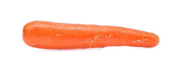 Carrot isolated on white background.