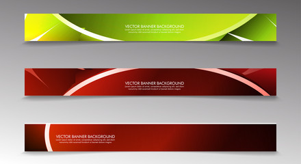 Set banner background with multicolor composition . vector design illustration