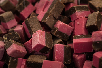 Chocolate-strawberry fudge in Tromsø market