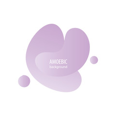 Motion amoeba fluid abstract background paper cut