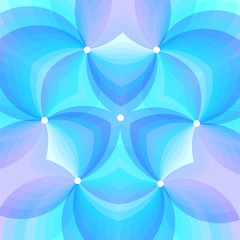 Fototapeta premium Abstract template pattern. Bright fractal neon geometric shapes on white background. Element for design.