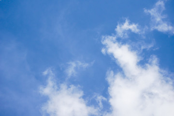 cloud on blue sky nature background for design