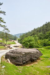 Hwasun dolmen site in Korea.