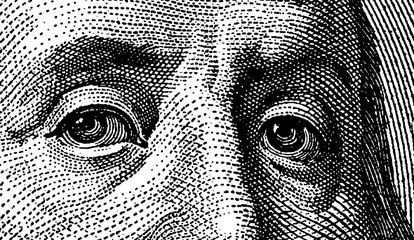 Eyes of Benjamin Franklin by CU