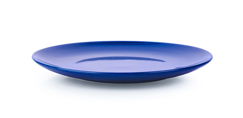 empty plate isolated on white background