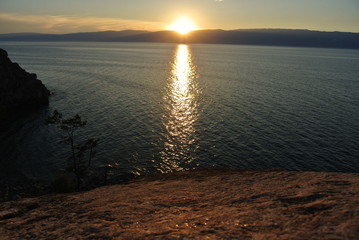 Sunset in Baikal