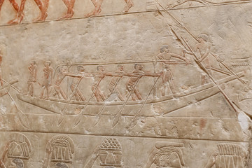 Scenes in Saqqara Necropolis, Cairo, Egypt