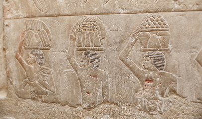 Scenes in Saqqara Necropolis, Cairo, Egypt