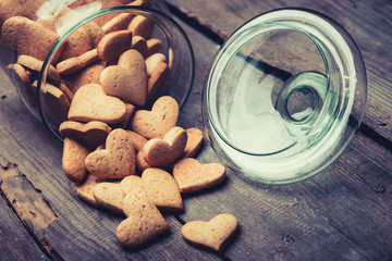 gingerbread in a glass jar