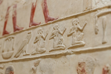 Scenes in Saqqara Necropolis, Cairo, Egypt